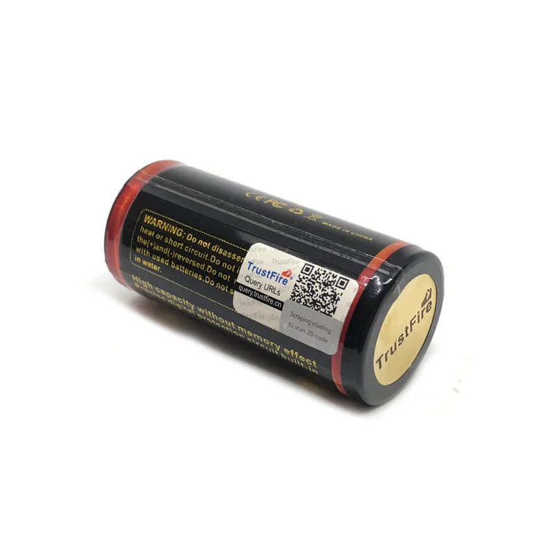 5 шт./лот TrustFire 32650 Перезаряжаемые батареи большой Ёмкость 6000 мАч 3,7 В Li-lon Батарея с PCB Защищенный Совет