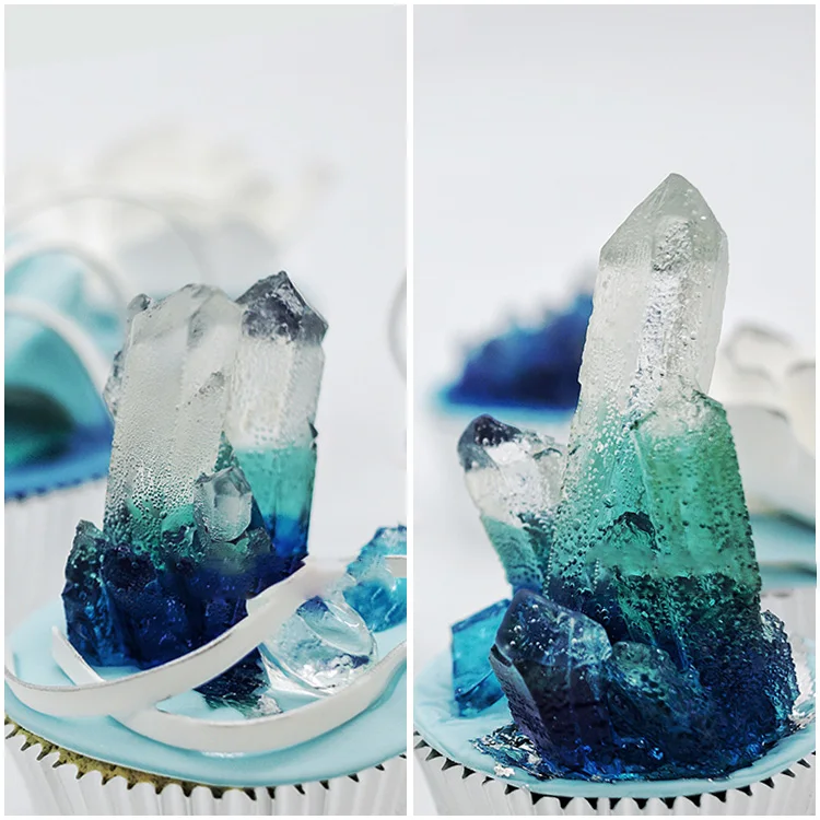 

silicone Fondant cake molds silicone mold coral candy mould chocolate molds crystal icicle 4 modeling aroma stone moulds