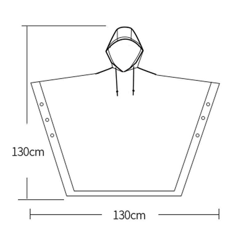 Женский плащ Универсальный Дождевик Пончо Мужское пальто Тур непромокаемая Водонепроницаемая чехлы с капюшоном длинное пальто женские