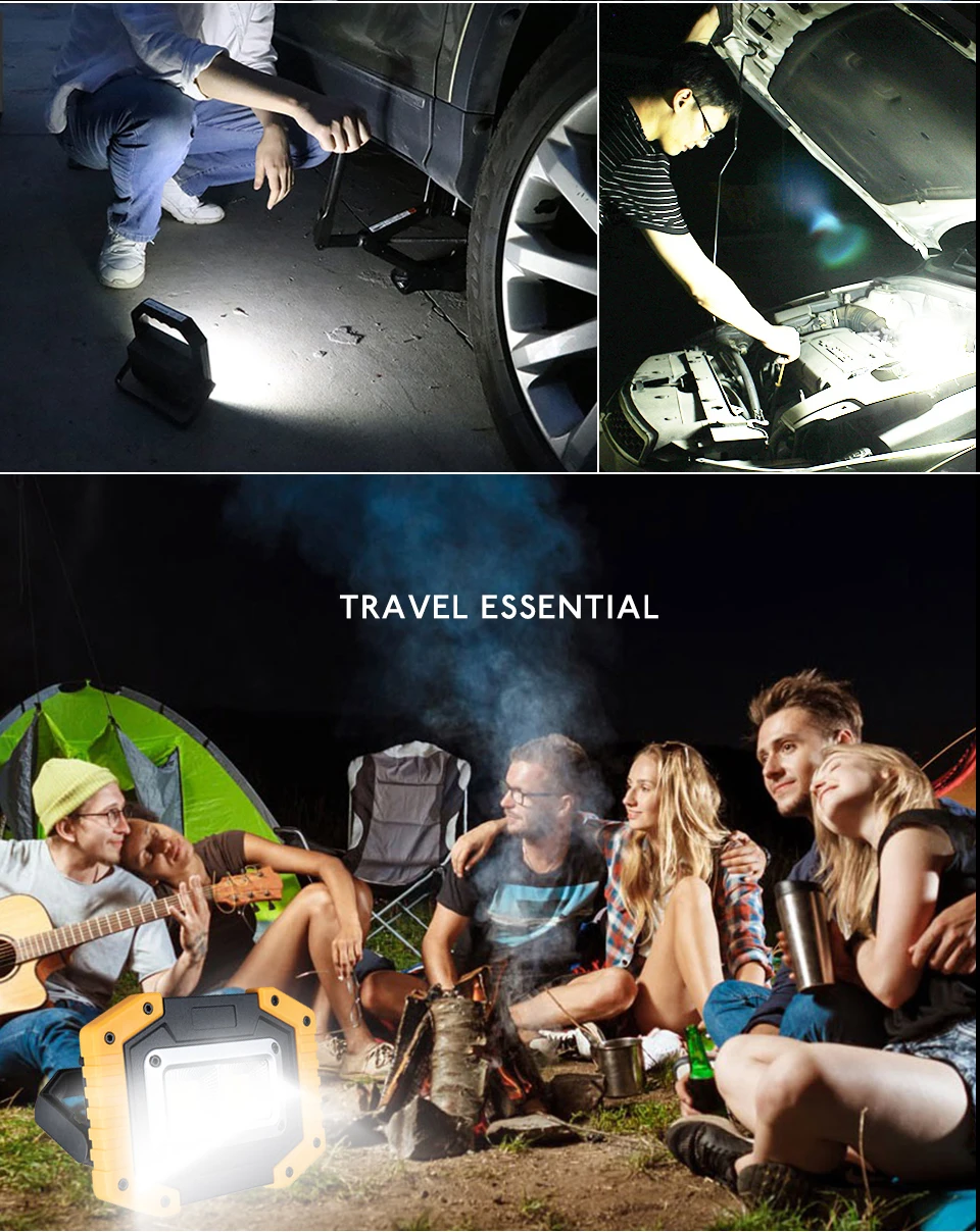 Rechargeable Led Worklight Portable COB Led Work Light  (16)
