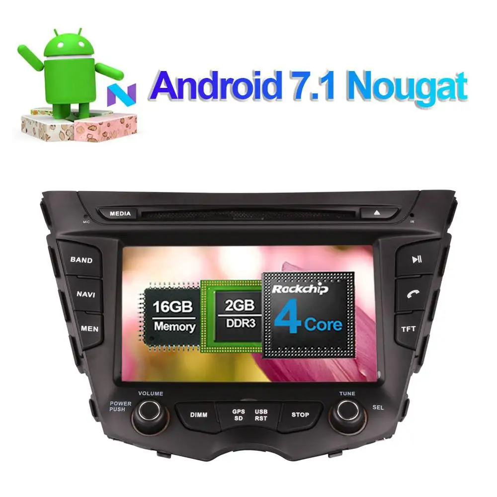 Android 7 1/8 0 Восьмиядерный 4 Гб ОЗУ автомобильный DVD плеер GPS навигация головное