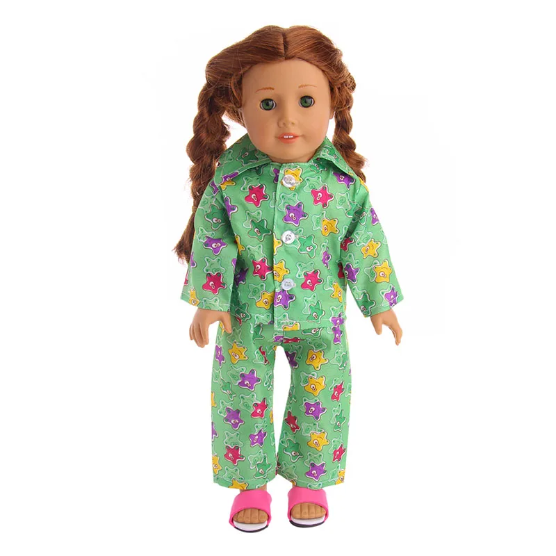 18" Boy Doll Pajamas fits 18 inch American Girl Doll Clothes 451abc