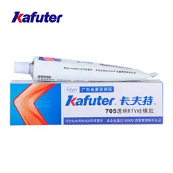 Подлинная Kafuter k-705 rtv резиновый однокомпонентный силиконовый прозрачный Organosilicon Жидкий Герметик 45 г