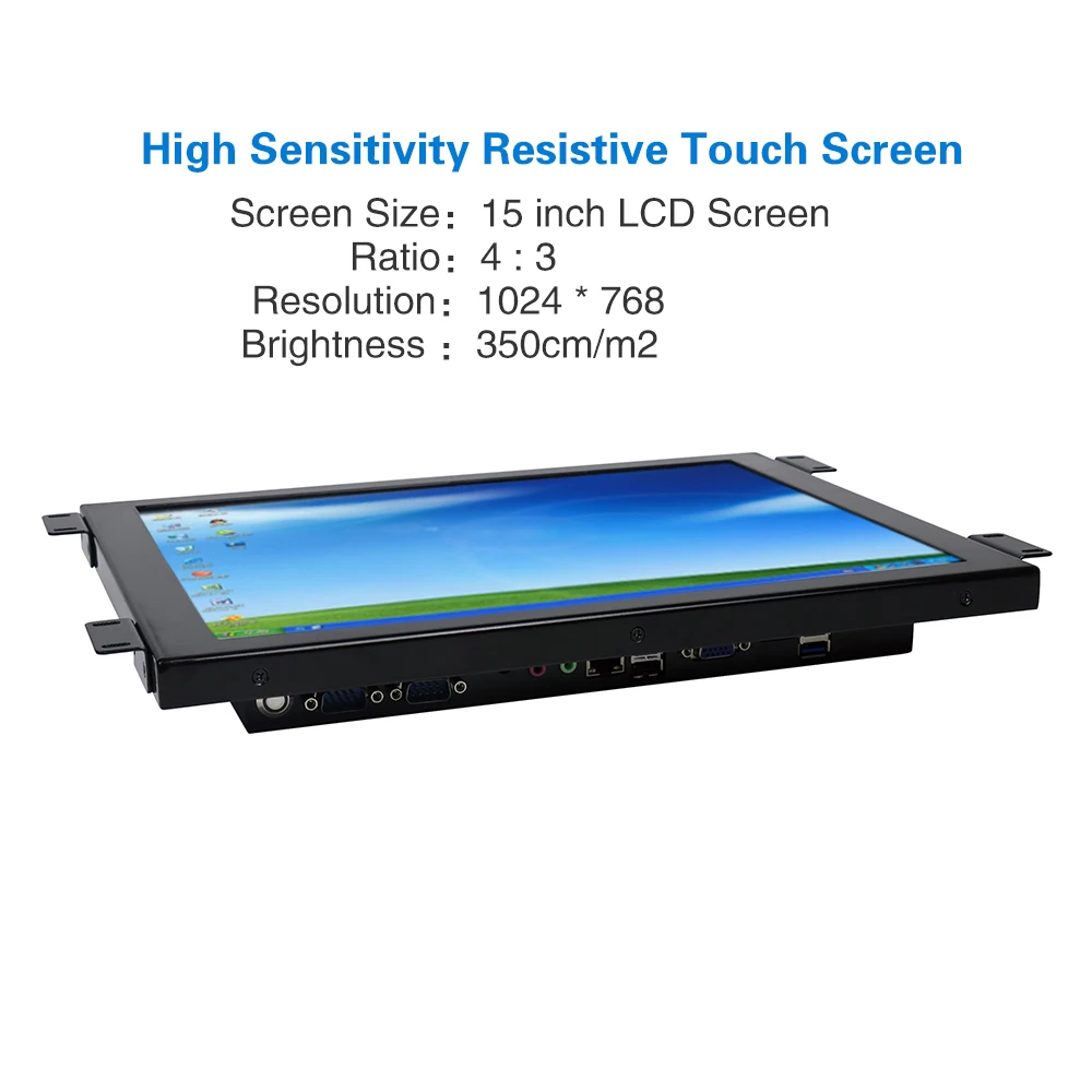Minisys Fabrik Core i5 4200u alle in einem computer mit 15 ''LCD Resistiven Touchscreen Panel PC Un