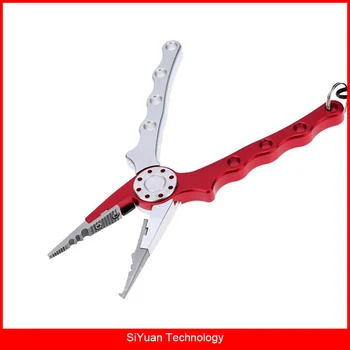 

Aviation Aluminum Fishing Pliers Fishing Hooks Remover Tackle with Oxford Sheath