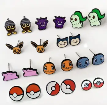 

20 pairs Enamel Lovely Cartoon mix Earrings Jewelry Stud Earring EE-82