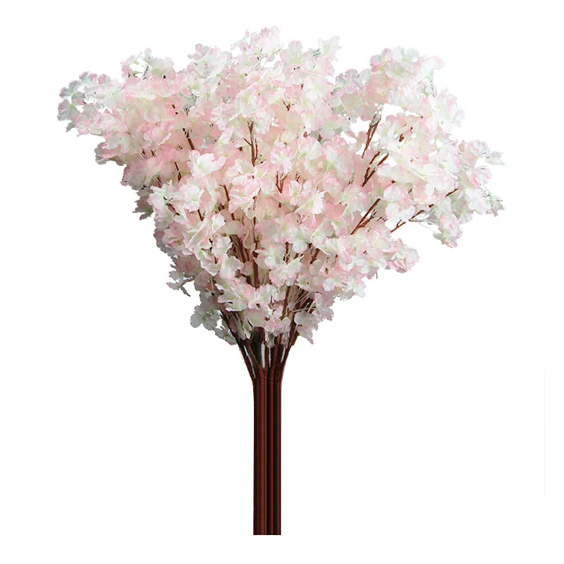 Искусственный цветок вишни поддельный цветочный венок искусственное свадебное украшение Шелковый цветок большие предметы интерьера