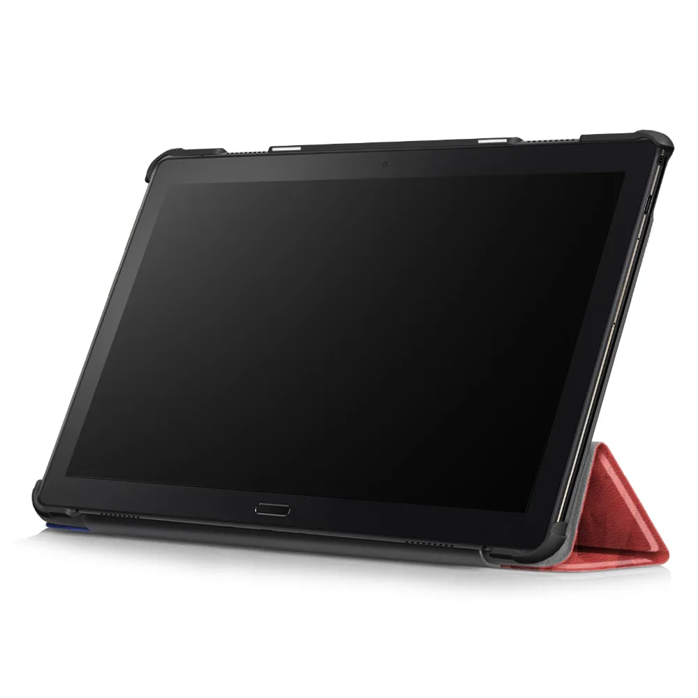 Для Lenovo Tab P10 флэш/L чехол с красивым рисунком тройного сложения Магнитный для флэш