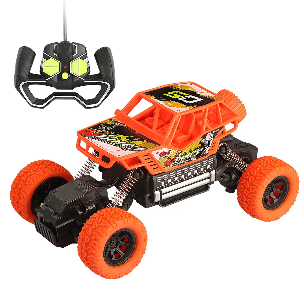 

RC Car 4WD Remote Control Car Off-Road Toys Driving Bigfoot RC Car Monster Truck 4CH Electric Toys For Boys Kids Gift(Orange)