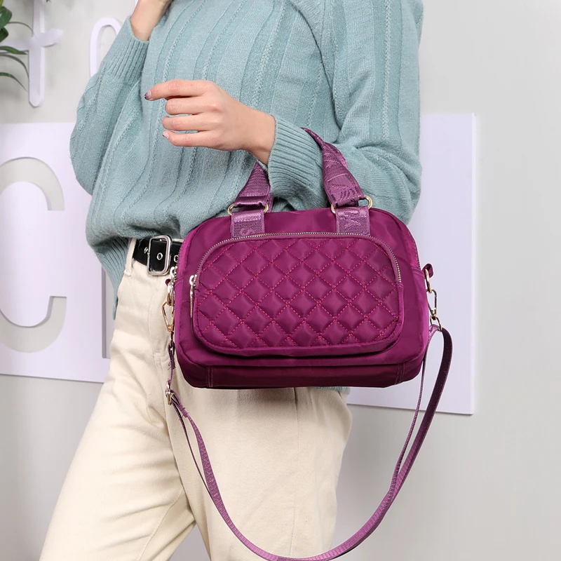 القماش هزة الساخن بيع حقيبة يد كبيرة قدرة متعددة مقصورة Crossbody حقيبة بولسا Femail حقائب كتف للنساء