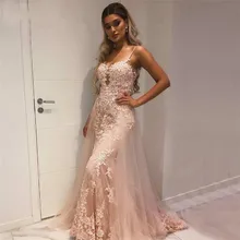 Sexy Sweetheart Tulle Long Prom Dresses Mermaid Elegant Lace Applique Robe De Soiree Special Occasion Evening Gowns