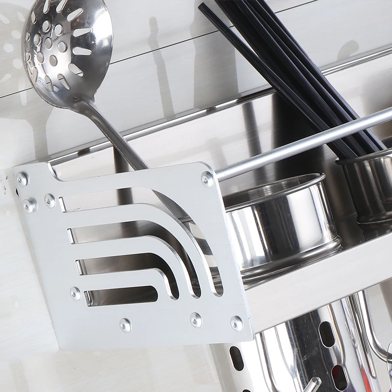  Kitchen and bathroom rack kitchen hanging rack hanger hanger tool carrier space aluminum kitchen ra - 32869568177