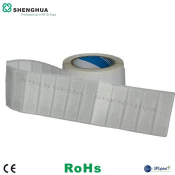 

2000pcs/roll Wholesale Cheap UHF Long Range 915Mhz Passive 9662 RFID Tag Label Sticker Paper Blank For Apparel Book Management