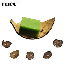 FEIGO 1 шт. креативный натуральный кокосовый корпус для ванной мыльницы мыльница держатель для мыла Чехол Коробка для хранения аксессуары для ванной комнаты F51
