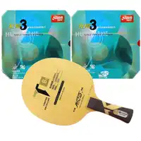 Pro Combo Racket Galaxy YINHE T8s Long Shakehand-FL with 2Pieces DHS NEO Hurricane3 2016 The new listing Favourite