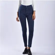 2019 Women Spring Autumn Stretch Striped Skinny Pants Women Elasticity Tight Push Up Skinny Jeans Strip Pencil Pants S/3XL K1036 2019 Women Spring Autumn Stretch Striped Skinny Pants Women Elasticity Tight Push Up Skinny Jeans Strip Pencil Pants S/3XL K1036