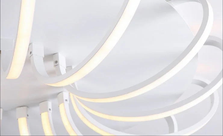 Новый современный минималистский светодиодные лампы атмосфера гостиной освещение спальни теплые потолочный светильник отель светильник