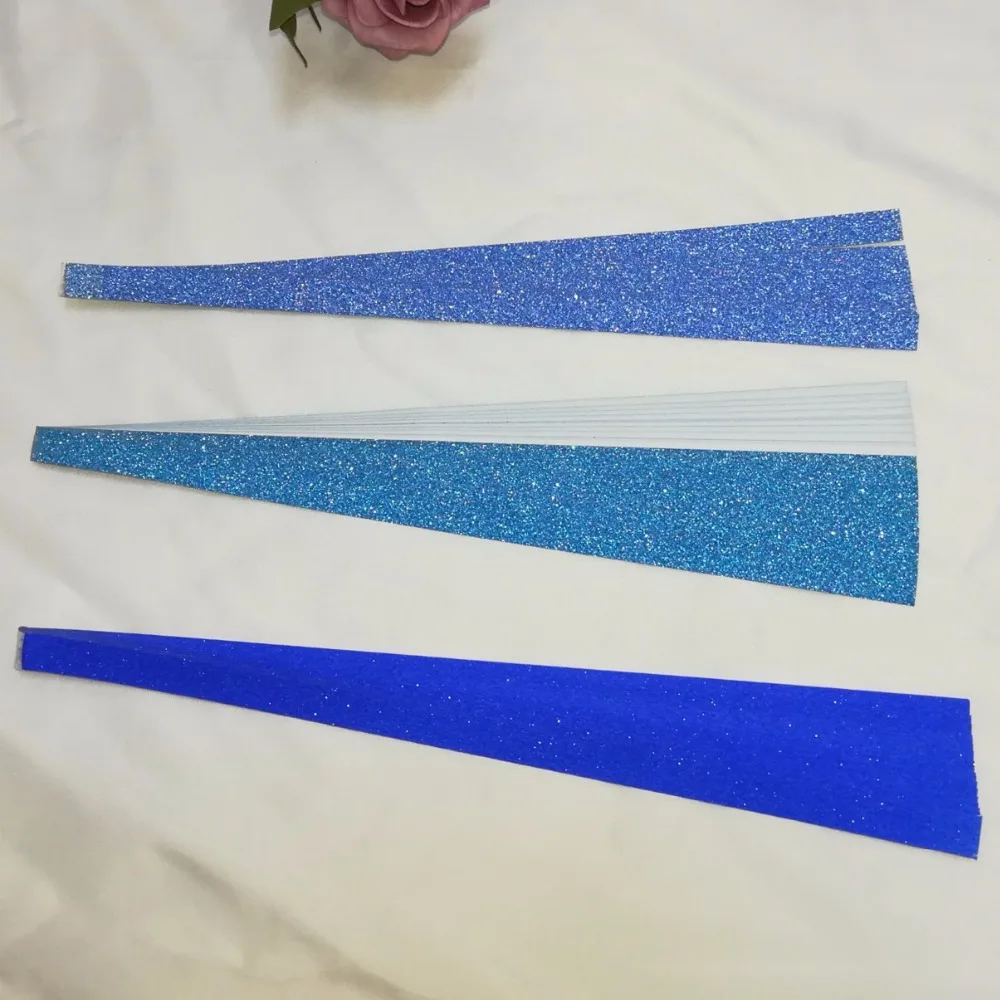 60 шт./лот набор для складывания счастливого оригами радужного цвета чистый цвет перламутровая блестящая бумага Wish Star бумажные полоски бумажные поделки подарок