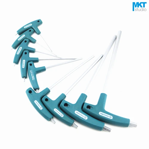 1Pcs 1.5/2.0/2.5/3.0/4.0/5.0/6.0/8.0/10.0mm T-Type Chrome-Vanadium Steel Inner Hexagon Six Angle Screwdriver Bolt Driver | Инструменты