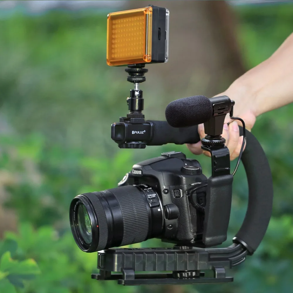 Ручной C стабилизатор для цифровой зеркальной камеры Canon Nikon Sony DSLR камер рукоятки