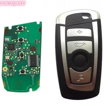 HXLIWLQLUCKY keyless controle remoto 4 Botão 868 MHz 7953 Chip para BMW CAS4 F Plataforma 5 7 Série com hu92 lâmina