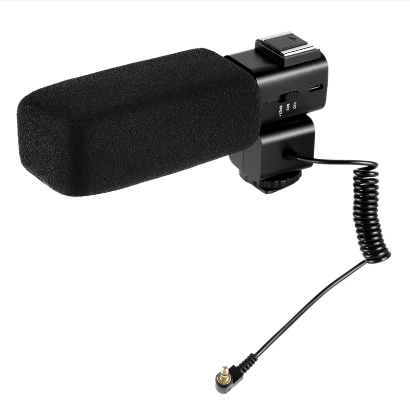 Ordro видео запись стерео микрофон для DSLR стерео камера видеокамера кардиоидный микрофон для Ordro/sony/Nikon/Canon DV