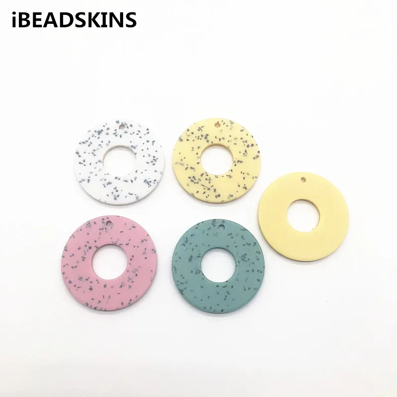 

New arrival! 35mm 50pcs/lot acrylic ring-shape charms for stud earrings/earrings accessories/Earring parts DIY(As shown)