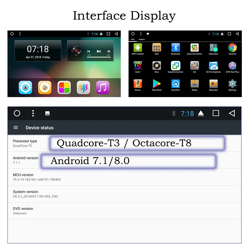 NaviTopia 10 1 дюймов Octa Core/4 ядра Android 7 1/8 автомобильный DVD мультимедиа gps навигация для