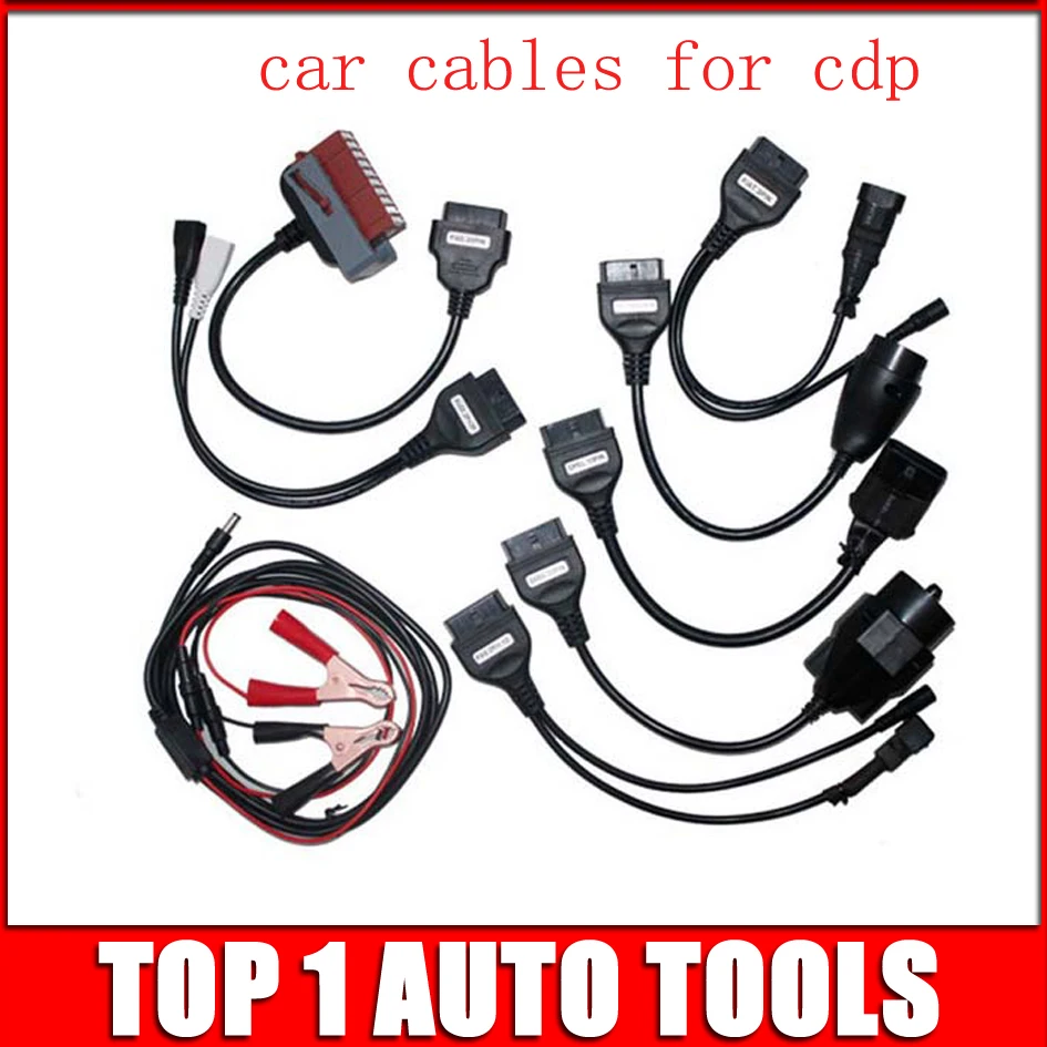 Prix pour 5 PCS/Lot Libèrent le bateau Qualité A + OBD2 VD TCS CDP Voiture Câble Outil de diagnostic 8 Pcs Ensemble Complet Adaptateurs De Voiture CDP Pro Voiture câbles Prix pour 5 PCS/Lot Libèrent le bateau Qualité A + OBD2 VD TCS CDP Voiture Câble Outil de diagnostic 8 Pcs Ensemble Complet Adaptateurs De Voiture CDP Pro Voiture câbles