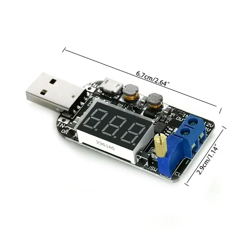 XY-UP USB Boost/модуль питания Buck Input-DC-3.5-12V Output-DC-1.2-24V USB Шаг вверх/вниз Регулируемый преобразователь