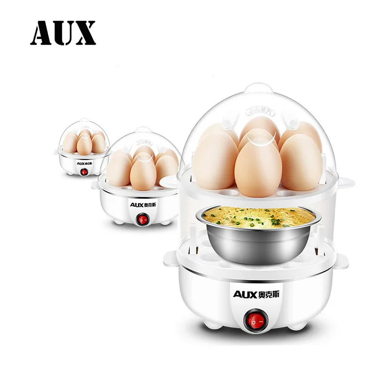 AUX Electric Auto Off Generic Multi function Electric Egg Cooker 7 Eggs