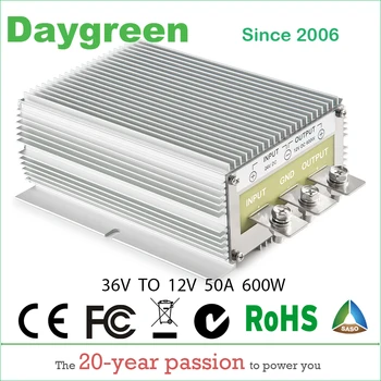 

36V TO 12V 50A STEP DOWN DC DC CONVERTER PROMOTION 36VDC TO 12V DC 50 AMP 1440Watt B50-36-12 Daygreen CE RoHS Certificated