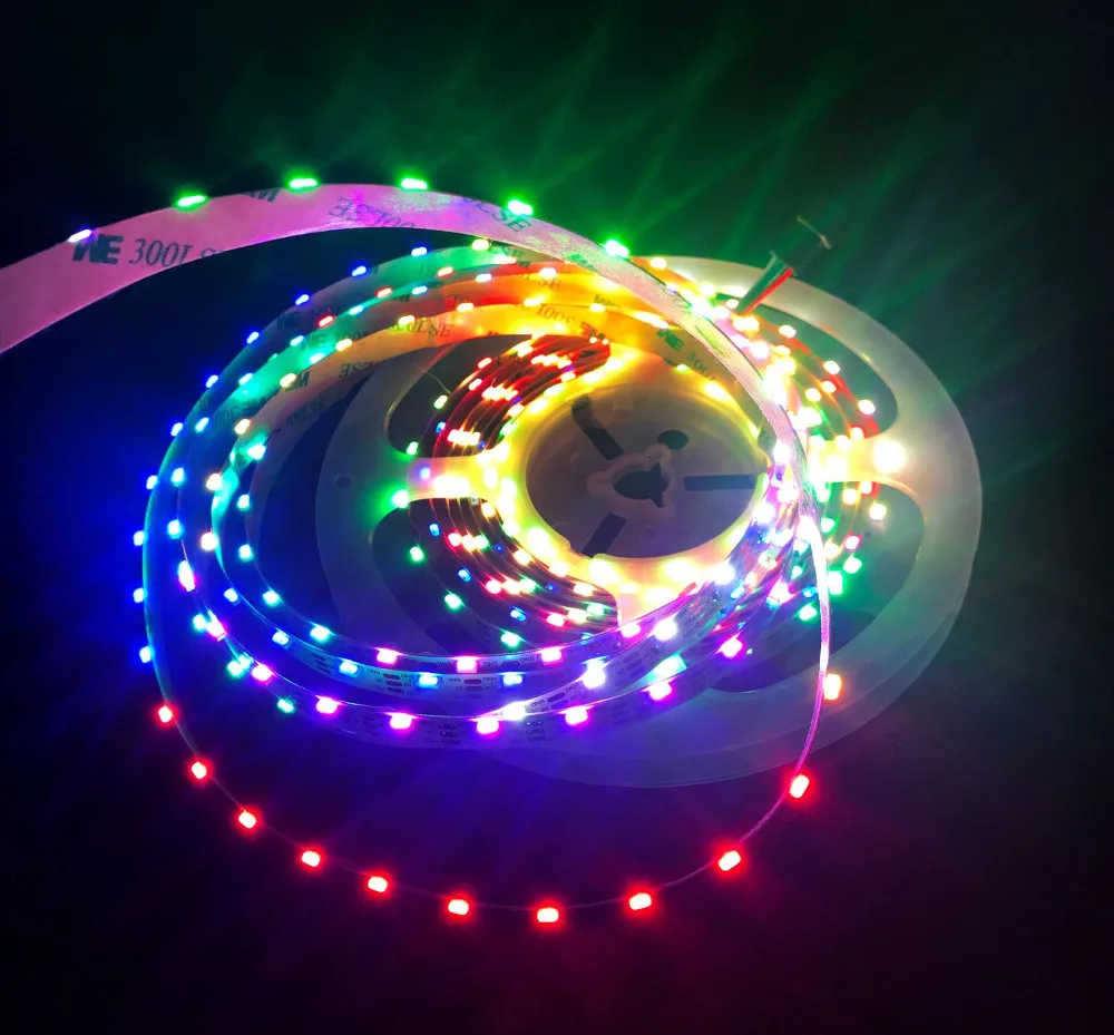 

side emitting 144 LED 4020 smd 5V SK6812 addressable magic digital dream color rgb led strip
