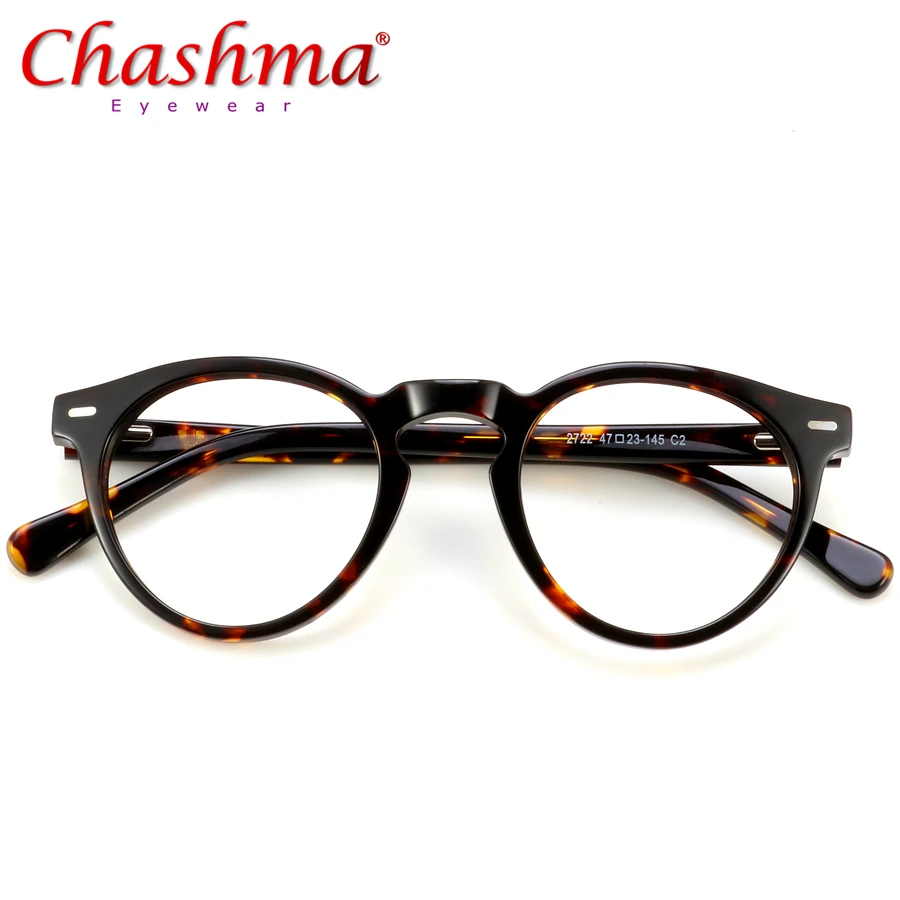 Acetate Optical Glasses Frame Women Vintage Round Myopia Prescription Eyeglasses Men Retro Spectacles Eyewear Oculos