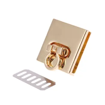 

Metal Twist Lock Bag Case Clasp For Handbags Crossbody Shoulder Bag Purse Accessories DIY Craft
