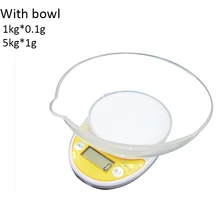 1 шт. 1 кг/0,1 г 5 кг/1 г портативные цифровые весы светодиодный электронные кухонные весы высокой точности цифровые весы для еды весы