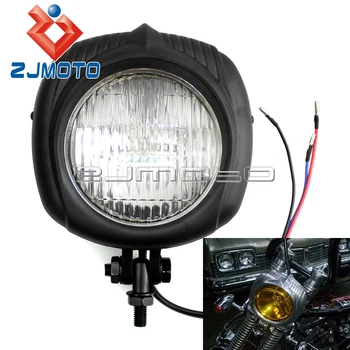 

For Harley Cafe Racer Electroline Bronze Headlight Vintage Headlight For Honda Yamaha Cafe Racer Chopper Bobber Headlamp