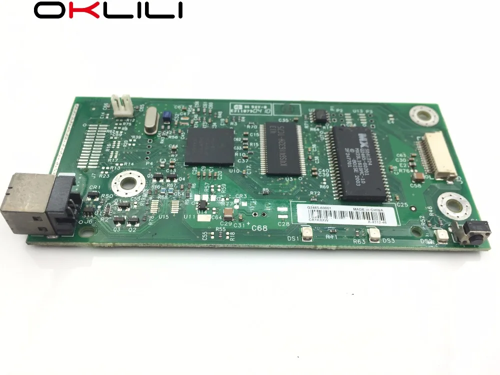 Q2465-60001 Q3649-60002 FORMATTER PCA ASSY Formatter Board logic Main Board MainBoard mother board for HP 1012 1010 Q2465-60001 Q3649-60002 FORMATTER PCA ASSY Formatter Board logic Main Board MainBoard mother board for HP 1012 1010