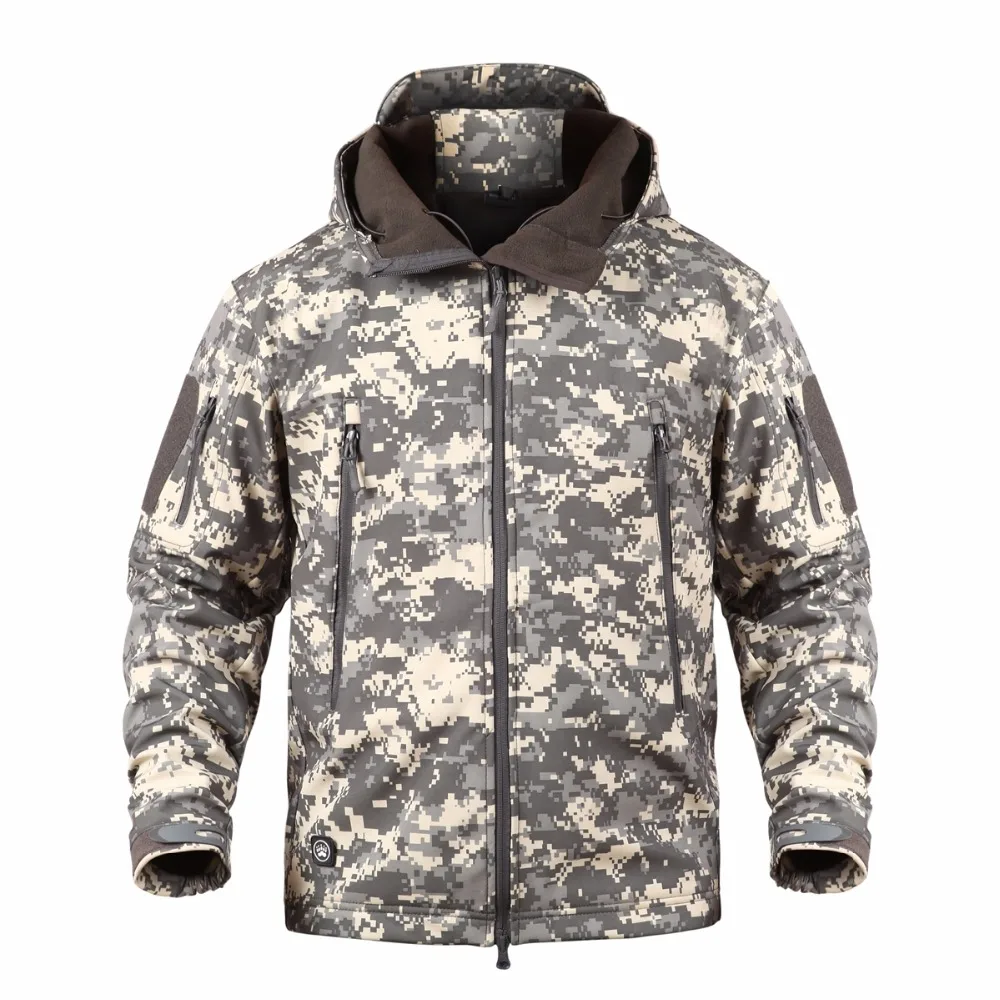 Tubarão de Casca Mole Fleece Jaqueta Calças