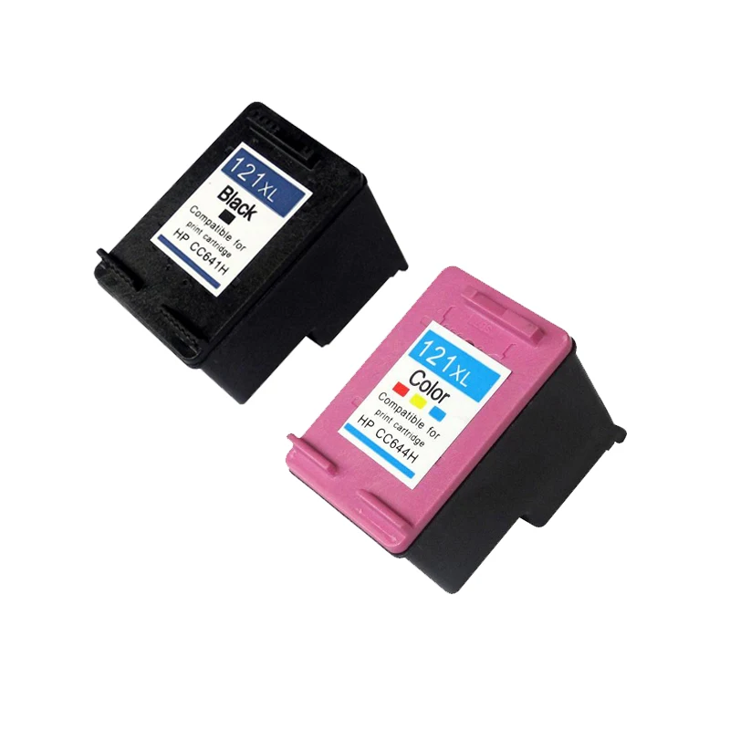 Черный Сменный картридж 10 шт. 121 121XL для HP чернильный F4283 F2483 F2493 F4275 D1660 D1663 D2500 |