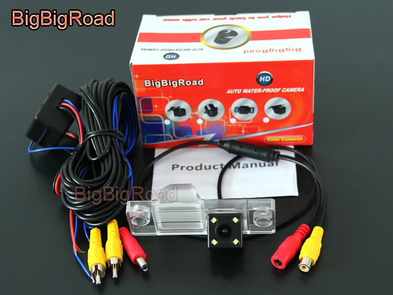 BigBigRoad Car Rear View Reverse Backup Parking Camera For Chery QQ 3 Cowin 1  X1 Tiggo 3 lifan 320 sedan night vision (4)