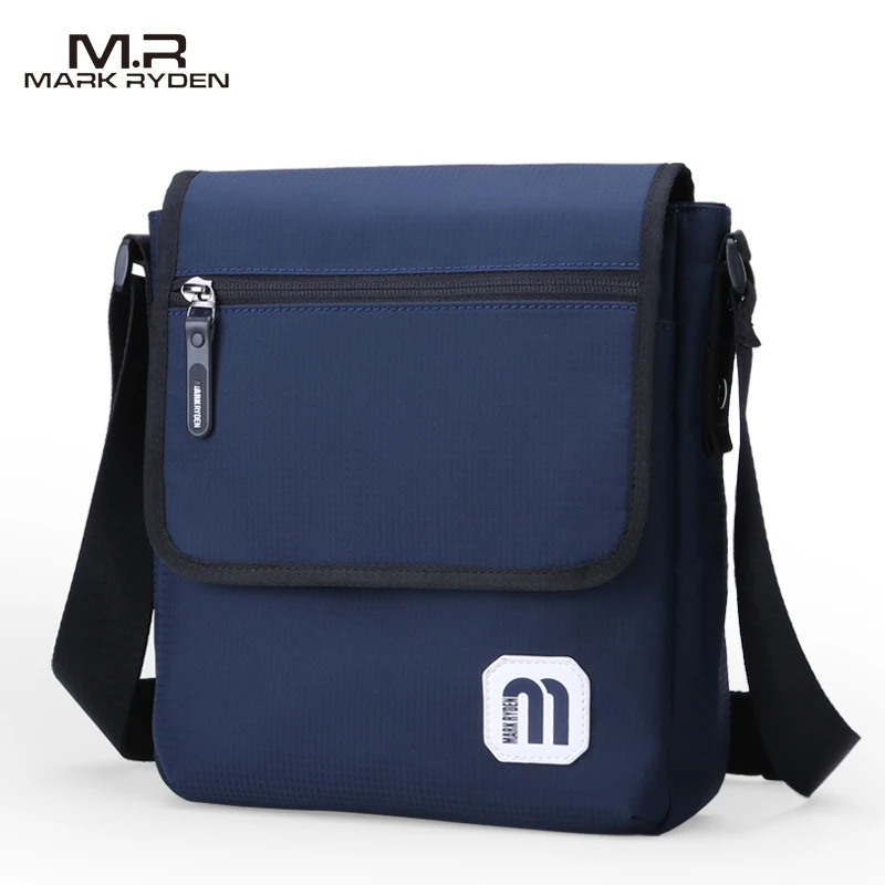 New Arrivals Mark Ryden Casual Messenger Bags Waterproof Flap Pocket Men s Crossbody Bag Single Strap