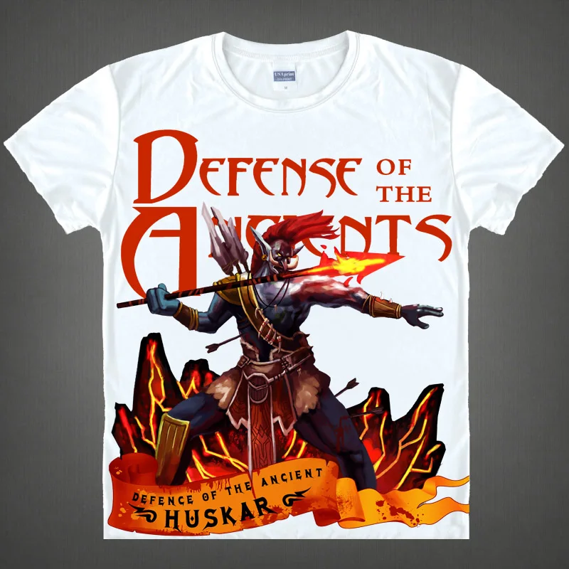 Футболка Coolprint с рисунком аниме DOTA2 DOTA 2 футболки в разных стилях коротким рукавом