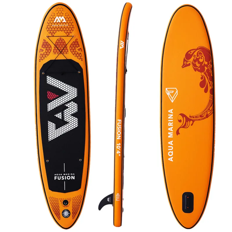 315*75*15 cm inflable de tabla de surf de fusión 2019 stand up paddle surf Junta AQUA MARINA agua deporte Junta ISUP B01004 - 2