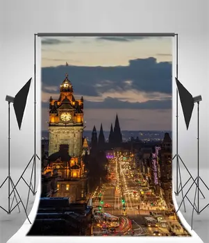 

Photography Backdrop European Architecture Big Ben Night