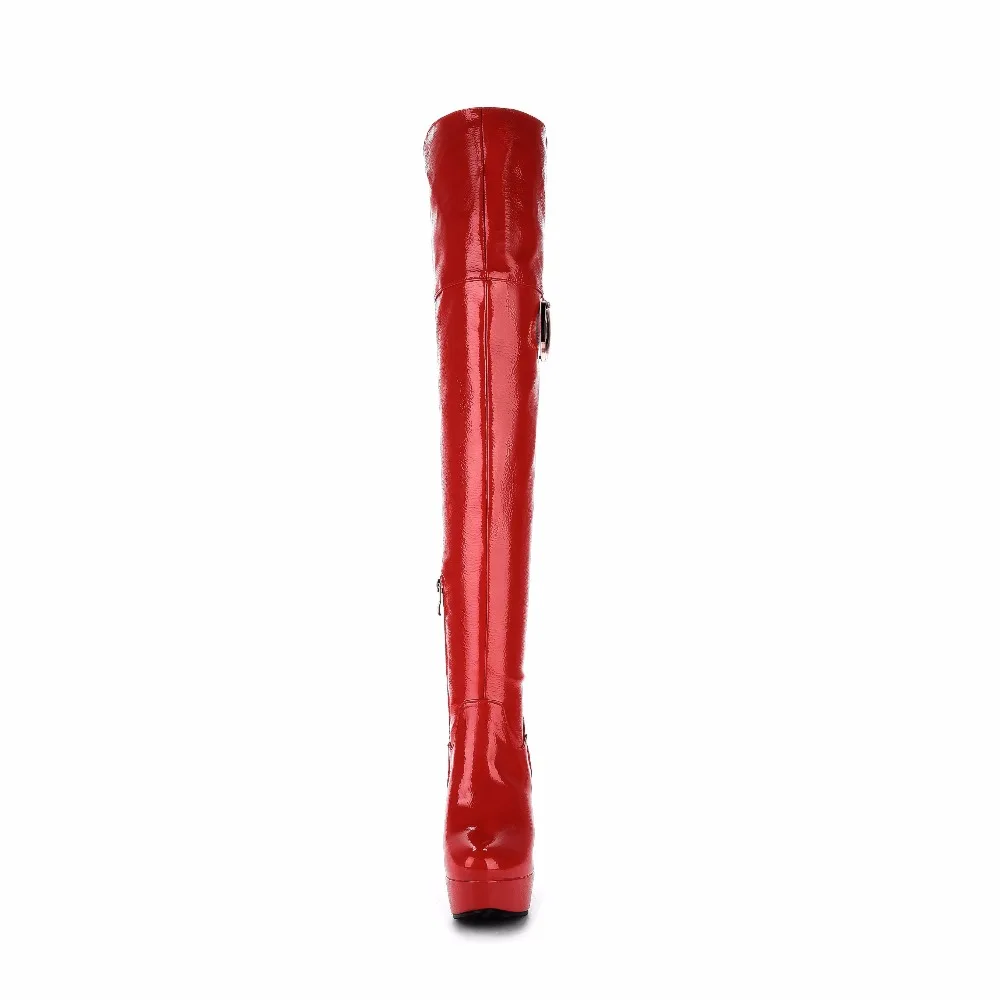 Женские сапоги на высоком каблуке 12 см зимние выше колена платформе|boots stiletto|boots
