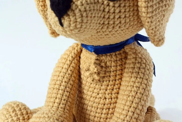 Вязаная крючком милая игрушка собака амигуруми кукла погремушка в подарок|toy