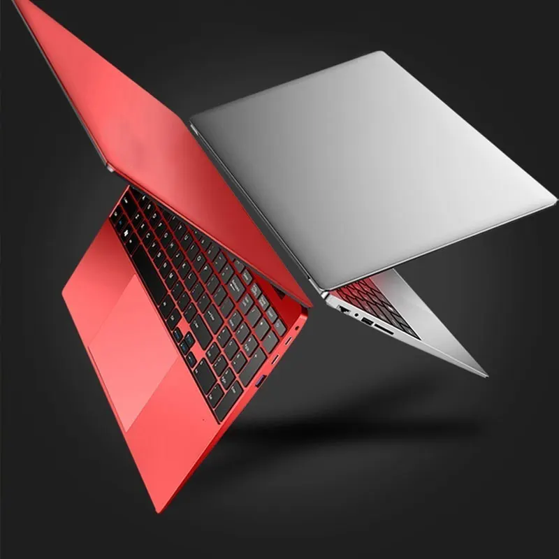 Feed Me 15.6 Inch Laptop J3455 Quad Core 6GB RAM 1080P IPS Windows 10 System Full Keyboard Bluetooth 4.0 Notebook with RJ45