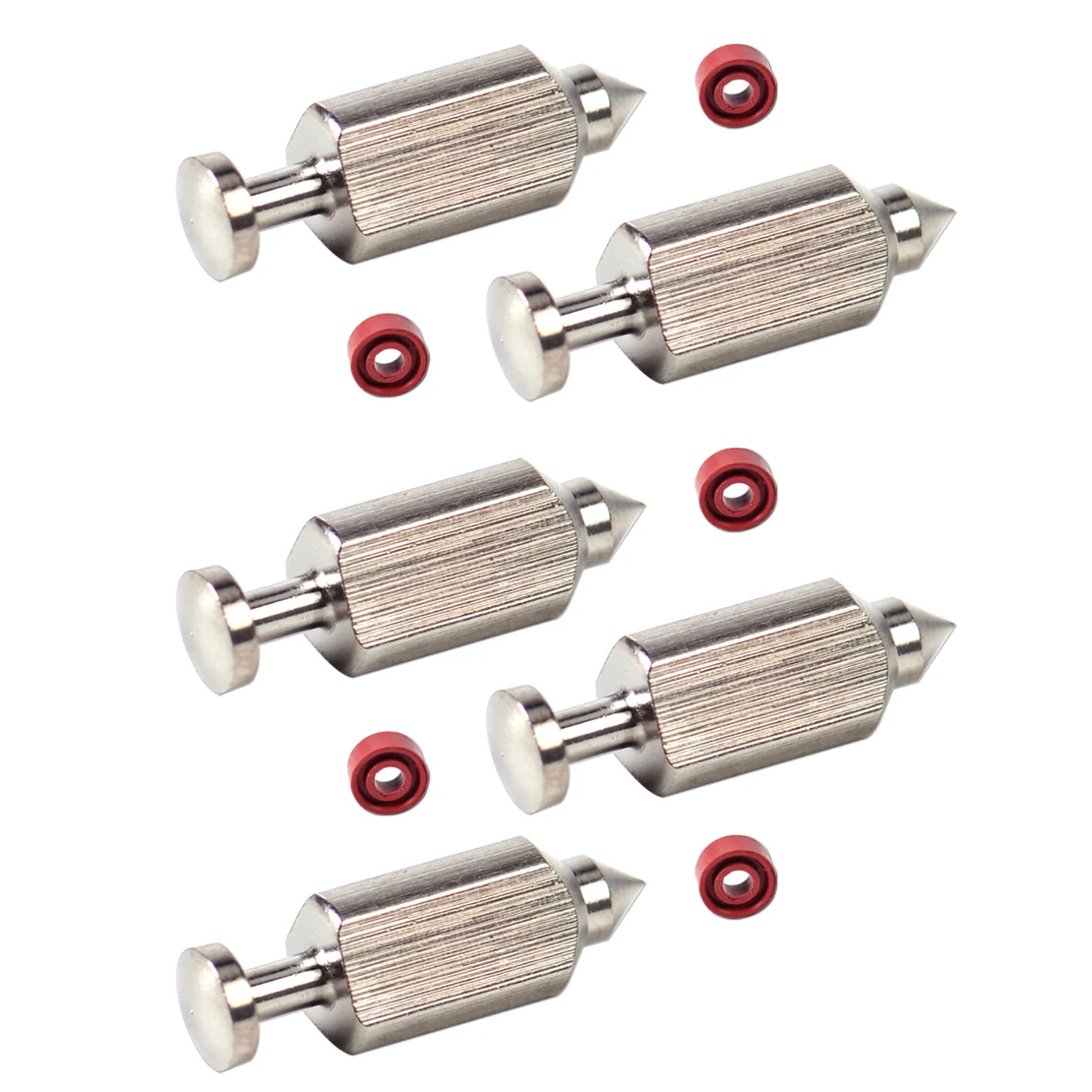 

LETAOSK High Quality 5pcs Carburetor Float Needle Valve Needle Seat Kit For Briggs Stratton 398188