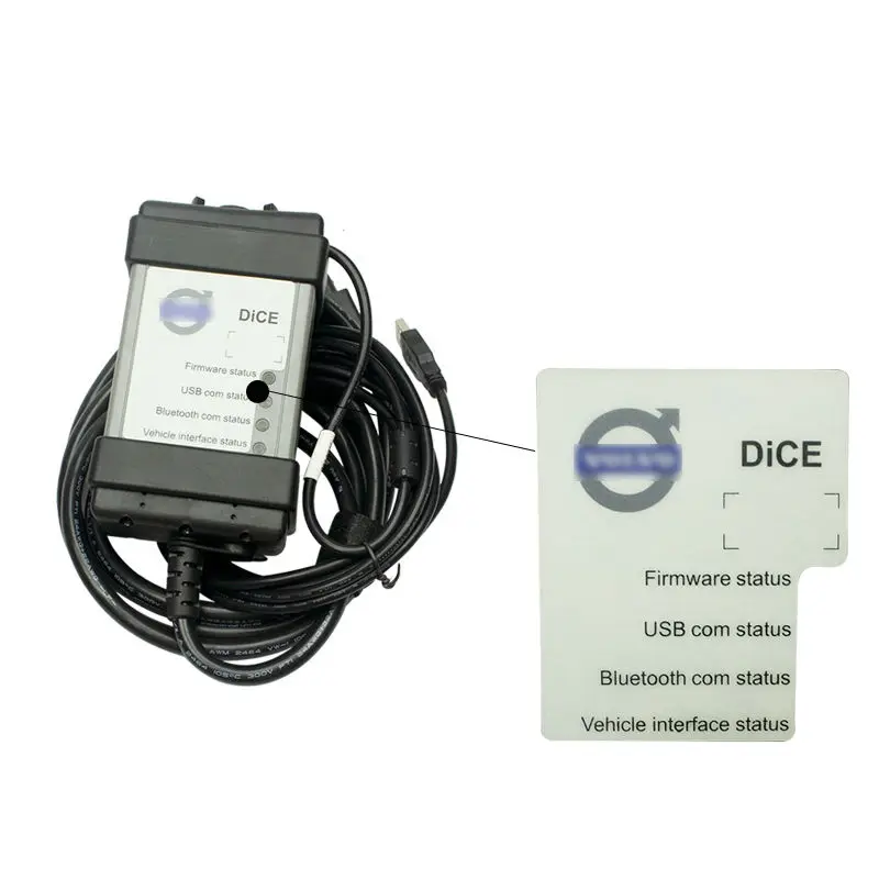 Полный чип для Volvo Vida Dice диагностический инструмент SW 2014D Dice Pro OBD2 сканер для автомобилей Volvo обновление прошивки самотест